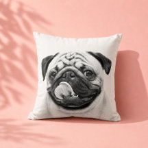 Minimalist Create Your Own Pet Portrait B & W
