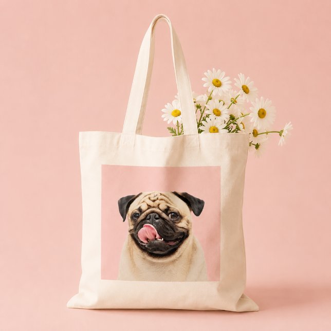 Minimalist Create Your Own Pet Portrait Tote Bag (Creator Uploaded)