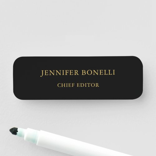 Minimalist Creative Useful Durable Plain Simple Name Tag