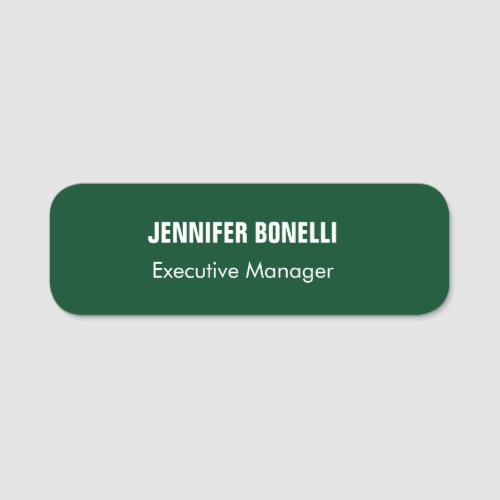 Minimalist Creative Useful Durable Plain Simple Name Tag