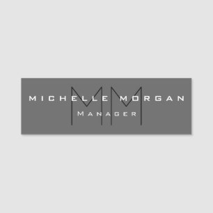 Minimalist Creative Useful Durable Plain Simple Name Tag