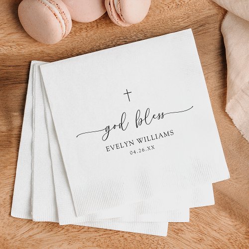 Minimalist Cross Personalized Baptism