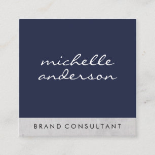 Minimalist Cursive Professional Square Business Card