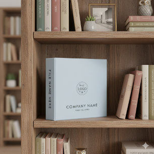 Minimalist Custom Brand Logo Modern Binder Style