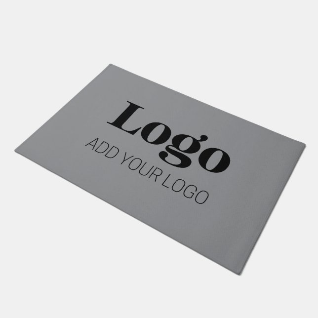 Minimalist Custom Business Logo  Doormat (Angled)