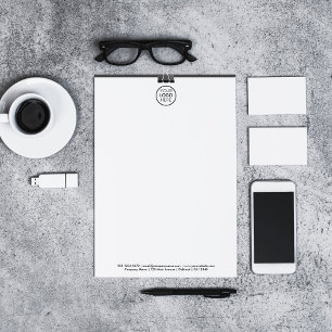 Minimalist Custom Business Logo Letterhead