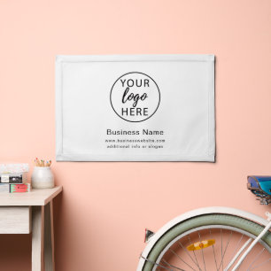 Minimalist Custom Business Logo Pennant