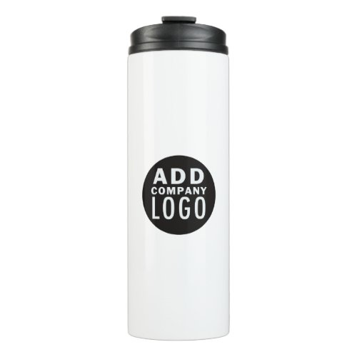 Minimalist Custom Business Logo Promotional Thermal Tumbler