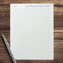 Minimalist Custom Business Name & Logo Graph Pad