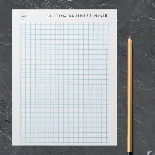 Minimalist Custom Business Name  Logo Graph Pad