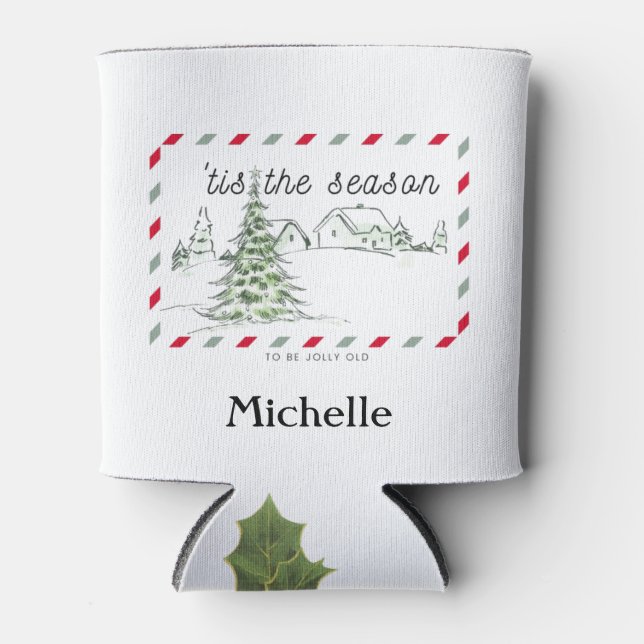 Minimalist Custom Can Cooler (Front)