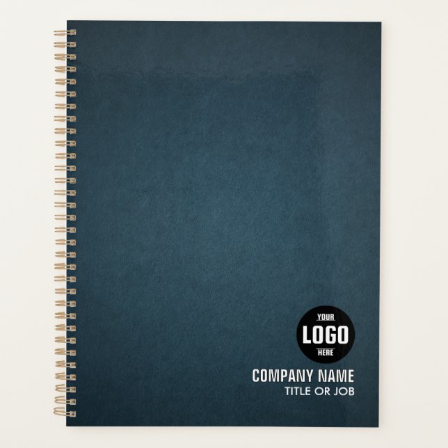 Minimalist Custom Company Logo & Job Title Planner (Front)