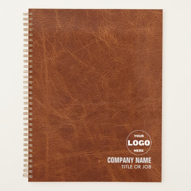 Minimalist Custom Company Logo & Job Title Planner (Front)