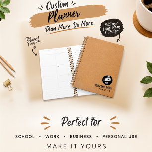 Minimalist Custom Company Logo & Job Title Planner