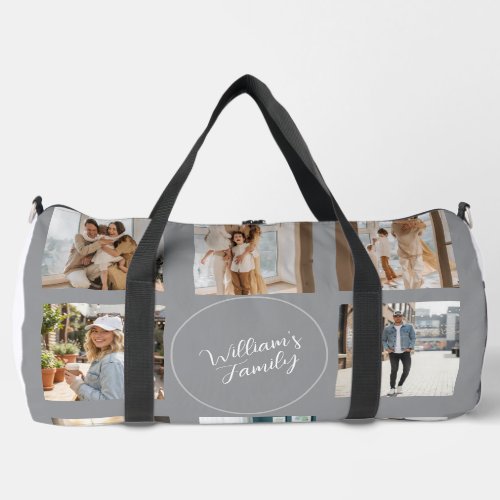 Minimalist Custom Family Photo Print Cut &amp; Sew Bag