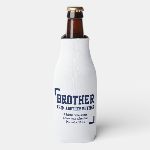 Minimalist Custom Friend Bottle Cooler