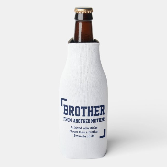 Minimalist Custom Friend Bottle Cooler (Bottle Front)