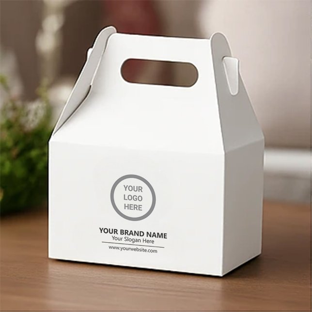 Minimalist Custom Logo Branded Business Event Favor Boxes (Creator Uploaded)