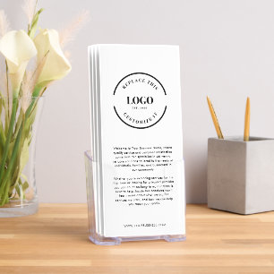 Minimalist Custom Logo Business Marketing Info Brochure