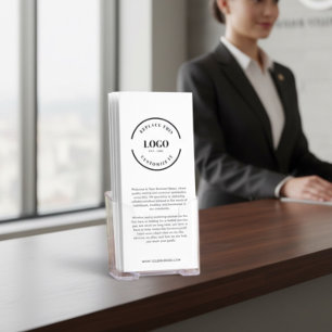 Minimalist Custom Logo Business Marketing Info Brochure