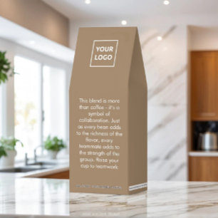 Minimalist Custom Logo Coffee Package for Team