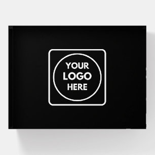 Minimalist Custom Logo   Corporate Desk Accessory Paperweight