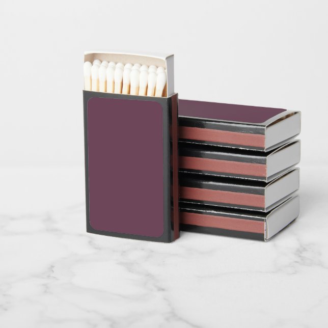 Minimalist Custom Matchbox Matchboxes (Stacked)