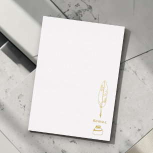 Minimalist Custom Name Elegant Writer  Foil Holiday Card