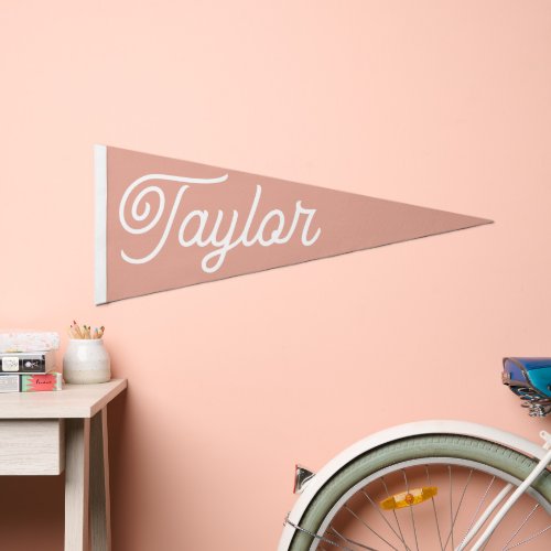 Minimalist Custom Name Kids Room Nursery   Pennant Pennant Flag