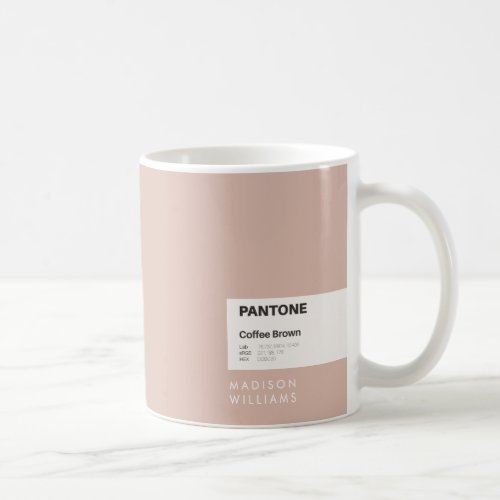 Minimalist Custom Name Personalized Coffee Mug