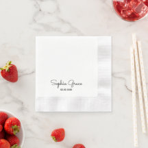 Minimalist Custom Name Personalized Paper