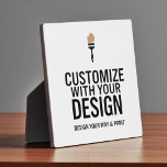 Minimalist Custom Personalized Company Branded  Plaque<br><div class="desc">Add a refined, professional touch to your space with this Minimalist Custom Personalized Company Branded Plaque, designed to display your business logo, name, or custom message with understated elegance. Ideal for office walls, front desks, employee recognition, or event signage, this sleek plaque pairs clean design with lasting impact. Crafted from...</div>