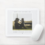 Minimalist Custom Photo First Mother's Day Modern Mouse Pad<br><div class="desc">Minimalist Custom Photo Elegant First Mother's Day Modern Gifts for New Mom</div>