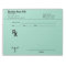 Minimalist Custom Prescription Notepad – Green Pad