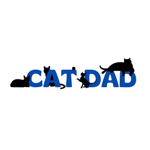 Minimalist Customizable Cat Dad Text Cat Image Coffee Mug