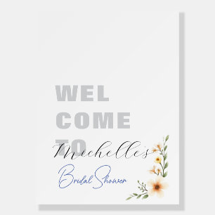 Minimalist Cute Bridal Shower Foam Board