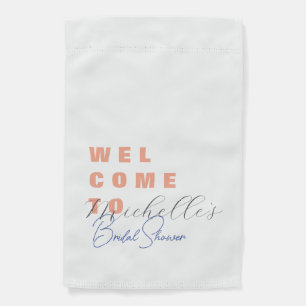 Minimalist Cute Bridal Shower Garden Flag