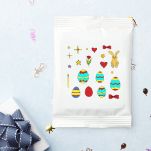 Minimalist Cute Happy Easter cartoon Margarita Drink Mix