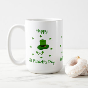 Minimalist Cute Happy St Patrick's Day Coffee Mug