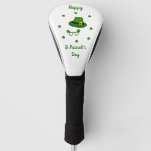 Minimalist Cute Happy St Patrick's Day Golf Head Cover