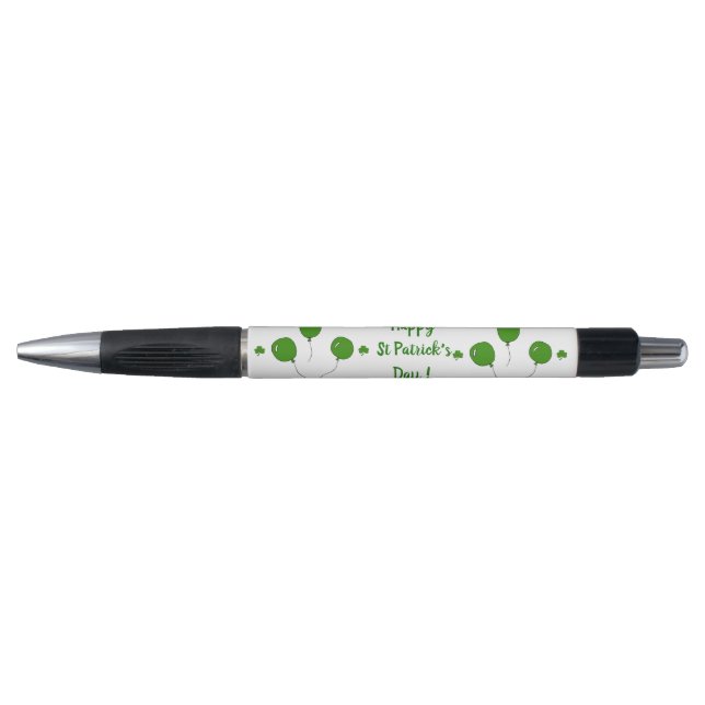 Minimalist Cute Happy St Patrick's Day Pen (Front)