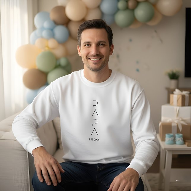 Minimalist Dad to Be Shirt, Simple Fatherhood  Sweatshirt (Creator Uploaded)