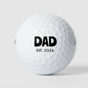 Minimalist DAD With Personalized Year Golf Balls