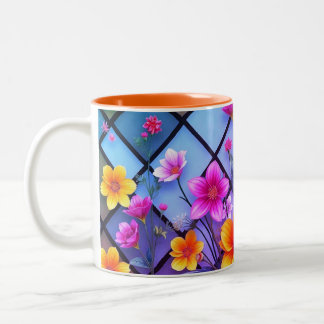 Minimalist Daisy Mug with Pastel Petals and Yellow