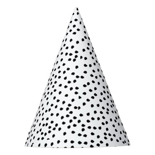 Minimalist Dalmatian Spots Modern Cute Dalmatian Party Hat