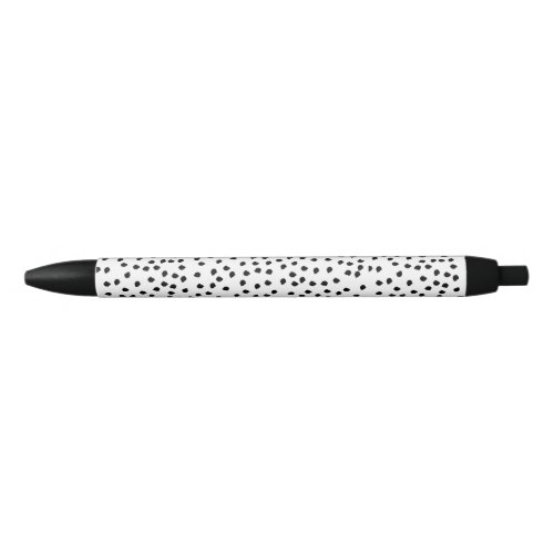 Minimalist Dalmatian Spots Simple Modern Cute Black Ink Pen