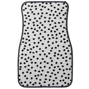 Minimalist Dalmatian Spots Simple Modern Cute Car Floor Mat