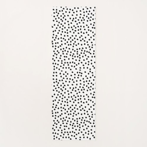 Minimalist Dalmatian Spots Simple Modern Cute Yoga Mat