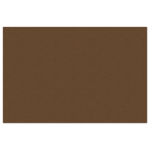 Minimalist Dark Brown Solid Color Christmas  Tissue Paper