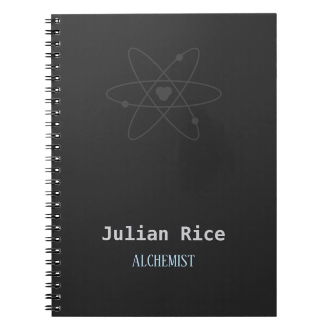 Minimalist dark gray notebook (Front)